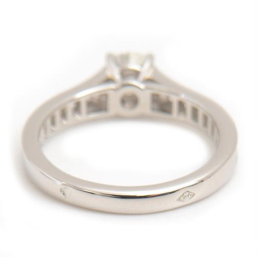 カルティエ 指輪 レディース ソリテール ダイヤ リング D0.40ct G-VVS1-3EX 47号 実寸7号 Cartier PT950 中古