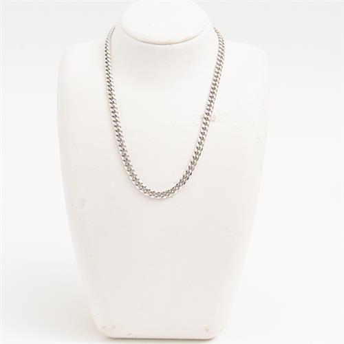 喜平 ネックレス PT850 8面カット 50g 40cm 造幣局検定刻印入 メンズ レディース チェーン プラチナ PT 中古