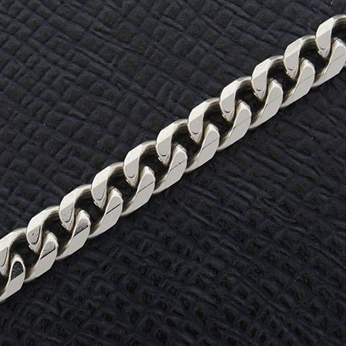 喜平 ネックレス PT850 8面カット 50g 40cm 造幣局検定刻印入 メンズ レディース チェーン プラチナ PT 中古