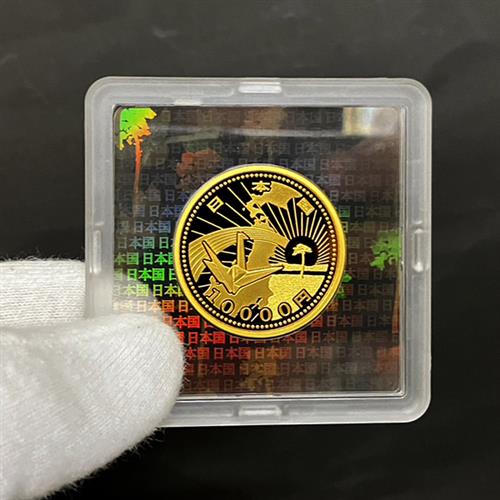 東日本大震災復興事業記念 1万円金貨幣 ブルーフ 貨幣セット 第三次発行分 コインケース未開封 K24 純金 中古