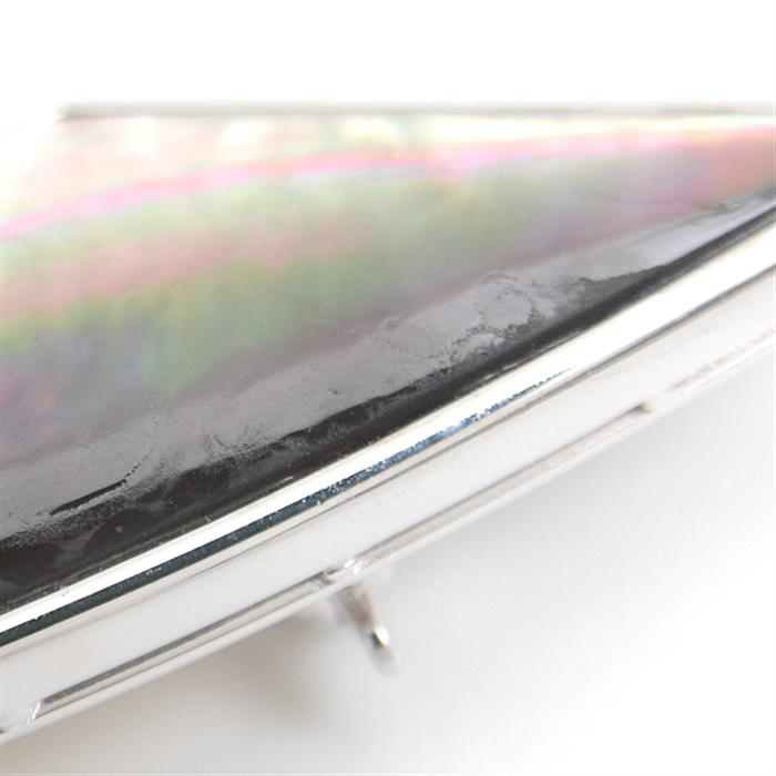 ミキモト ブローチ レディース ダイヤモンド×シェル デザイン ブローチ D1.83ct ゴールド MIKIMOTO K18YG×WG 中古