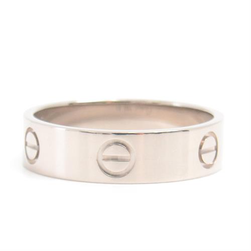 カルティエ 指輪 メンズ ラブ リング 61号 実寸20.5号 ホワイトゴールド Cartier 750WG 中古