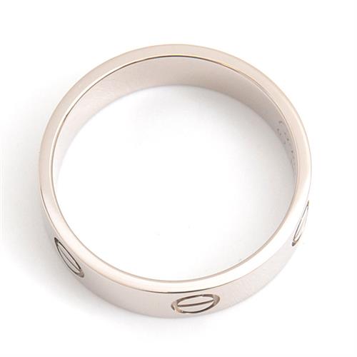 カルティエ 指輪 メンズ ラブ リング 61号 実寸20.5号 ホワイトゴールド Cartier 750WG 中古