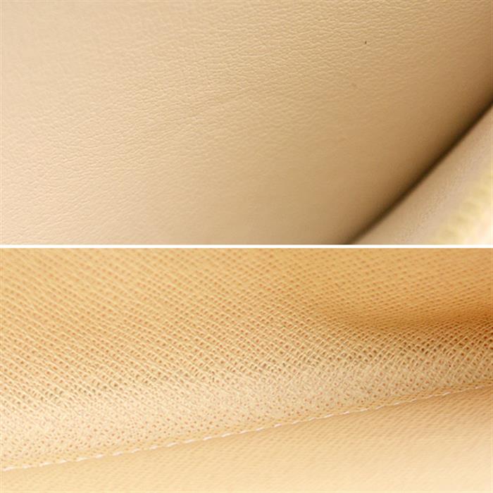 ルイヴィトン 財布 レディース ダミエ アズール ポルトフォイユ サラ 長財布 アイボリー×ネイビー Louis Vuitton N63208 中古