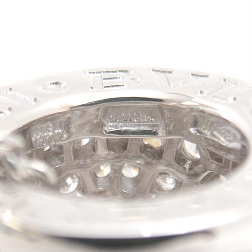 ブルガリ ネックレス レディース ビー ゼロワン B-ZERO1 フルパヴェダイヤモンド ネックレス ホワイトゴールド BVLGARI 750WG 中古