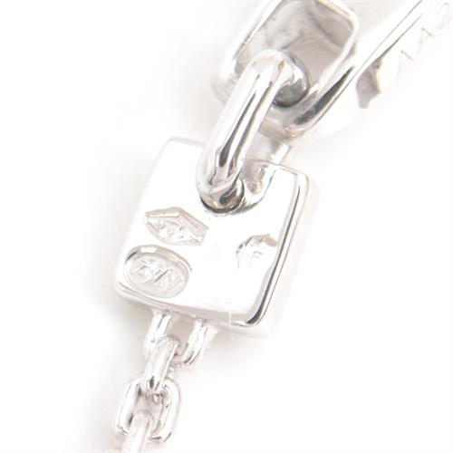 ルイヴィトン ブレスレット レディース ブラスレ モノグラム ブレスレット ホワイトゴールド Louis Vuitton Q95010 750WG 中古