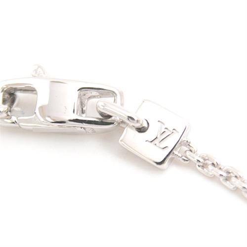 ルイヴィトン ブレスレット レディース ブラスレ モノグラム ブレスレット ホワイトゴールド Louis Vuitton Q95010 750WG 中古