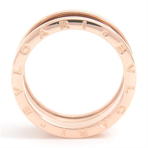ブルガリ 指輪 メンズ ビーゼロワン B-ZERO1 リング 65号 実寸24号 ピンクゴールド BVLGARI 750PG 中古