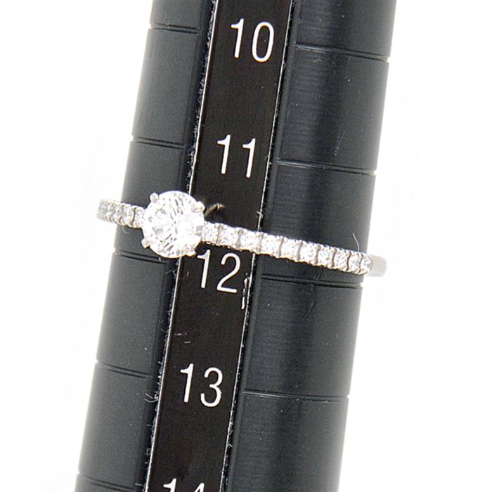 カルティエ 指輪 レディース エタンセル ダイヤ リング 12号弱 D0.27ct D-VVS2-3EX プラチナ Cartier PT950 中古