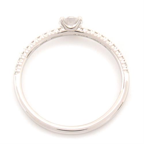 カルティエ 指輪 レディース エタンセル ダイヤ リング 12号弱 D0.27ct D-VVS2-3EX プラチナ Cartier PT950 中古