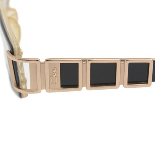 カザール 眼鏡 メンズ テンプルロゴ スクエアフレーム サングラス ブラック CAZAL MOD303 中古