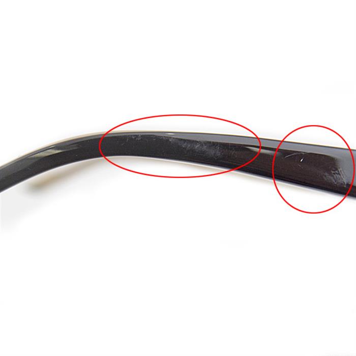 カザール 眼鏡 メンズ テンプルロゴ スクエアフレーム サングラス ブラック CAZAL MOD303 中古