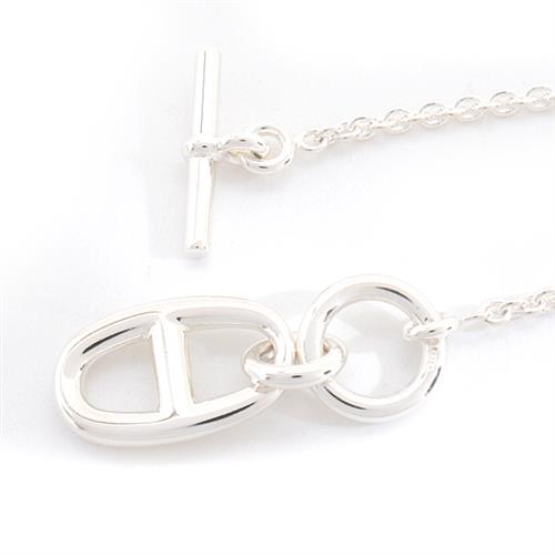 エルメス ネックレス レディース シェーヌダンクル アミュレット シルバー HERMES SV925 中古