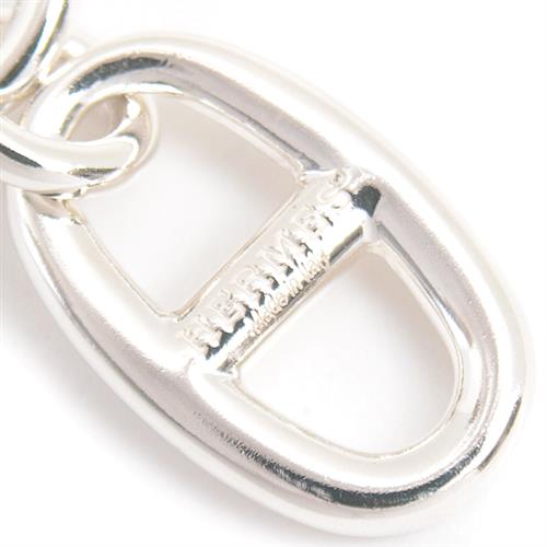 エルメス ネックレス レディース シェーヌダンクル アミュレット シルバー HERMES SV925 中古