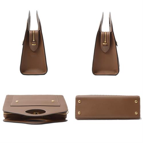 バーバリー バッグ レディース ポケットコレクション 2WAY ショルダー ハンドバッグ ブラウン BURBERRY 中古