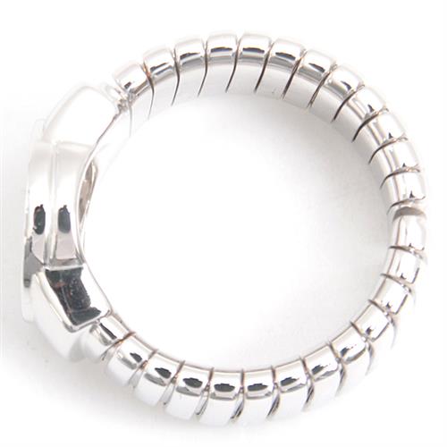 ブルガリ 指輪 メンズ ブルガリブルガリ トゥボガス オニキス リング 18号 ホワイトゴールド BVLGARI 750WG 中古