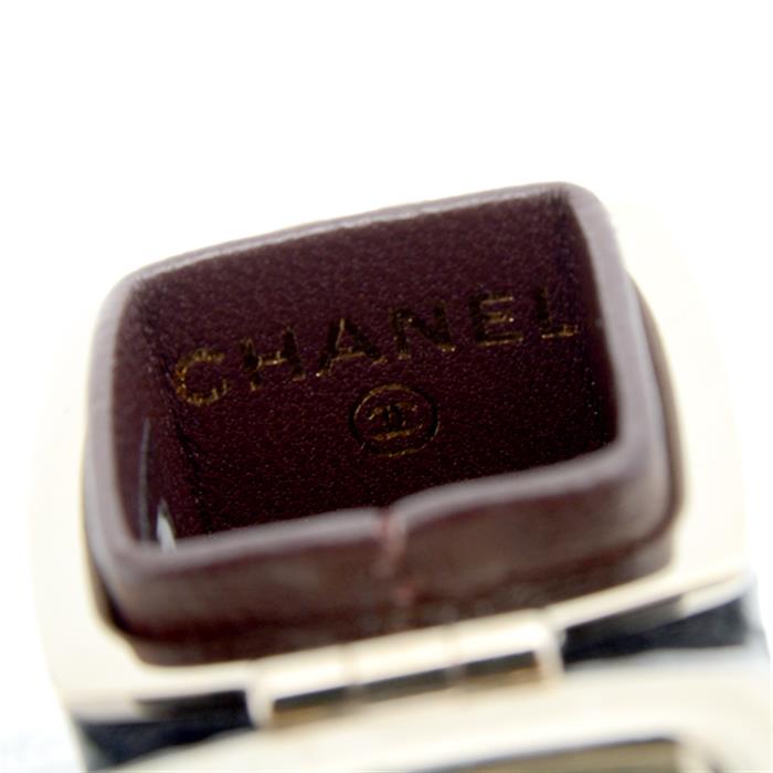 シャネル バッグ マトラッセ チェーン リップスティック ケース ココマーク ブラック CHANEL 中古