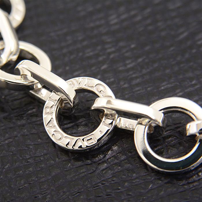 ブルガリ ブレス メンズ ブルガリブルガリ ロゴ サークル ブレスレット シルバー BVLGARI SV925 中古