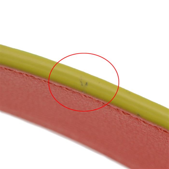 フェンディ ストラップ メンズ レディース ストラップ ユー レザー ライトブルー×オレンジ×グリーン FENDI 中古