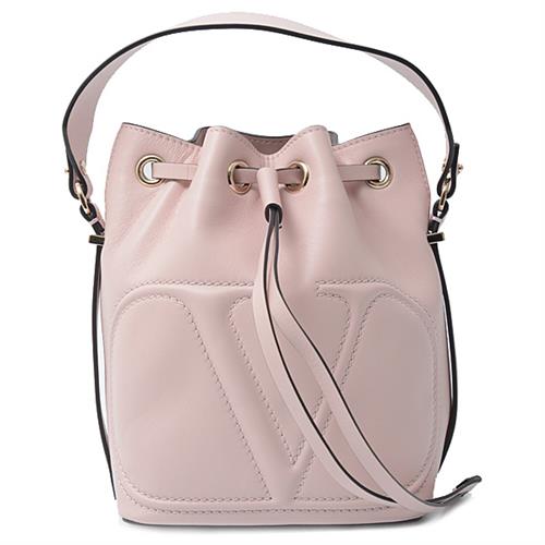 ヴァレンチノ バッグ レディース バケットバッグ ショルダーバッグ 2WAY レザー ピンク VALENTINO 1W9B0G54TTD 中古