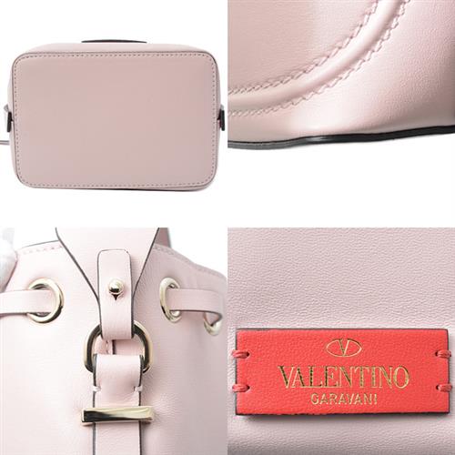 ヴァレンチノ バッグ レディース バケットバッグ ショルダーバッグ 2WAY レザー ピンク VALENTINO 1W9B0G54TTD 中古