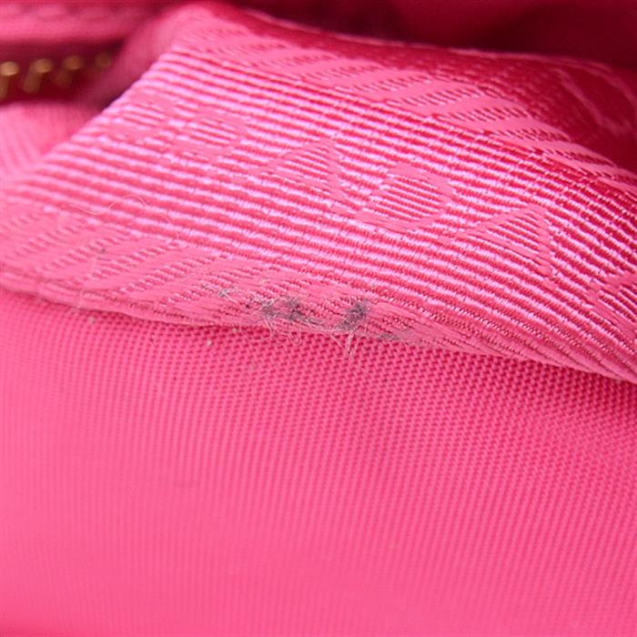 プラダ バッグ レディース パデット 2WAYショルダーバッグ ナイロン ピンク PRADA 中古