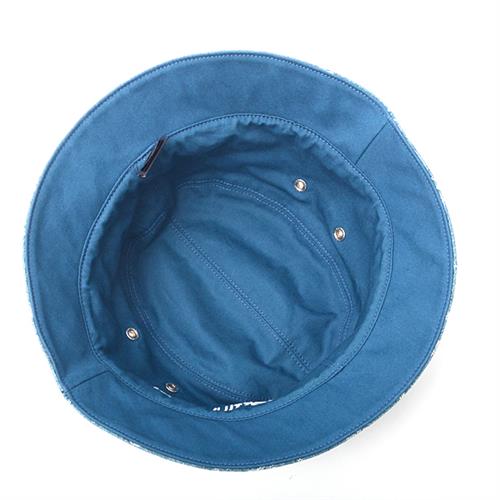 ルイヴィトン 帽子 メンズ キャップ バケットハット モノグラム エッセンシャル 62サイズ デニム ブルー M78774 中古