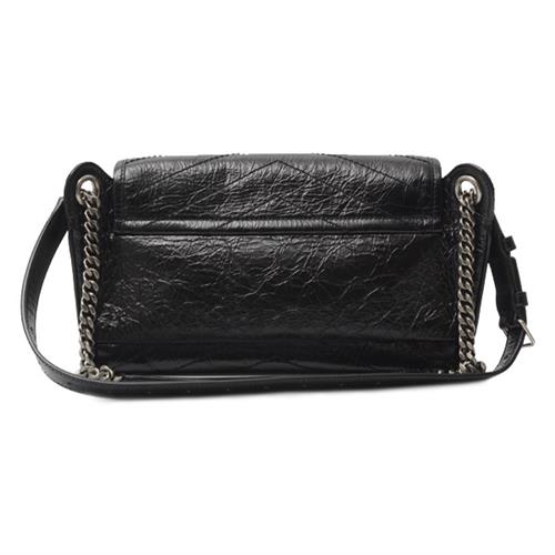 サンローラン バッグ レディース ニキ チェーンショルダーバッグ 2WAY レザー ブラック SAINT LAURENT 中古