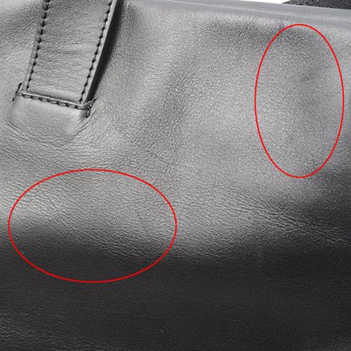 ロエベ バッグ メンズ レディース ショッピングトート アナグラム レザー ブラック LOEWE 中古