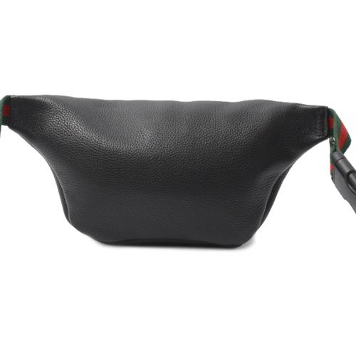 グッチ バッグ レディース シェリー ウエストバッグ ポーチ ブラック レザー GUCCI 527792 中古