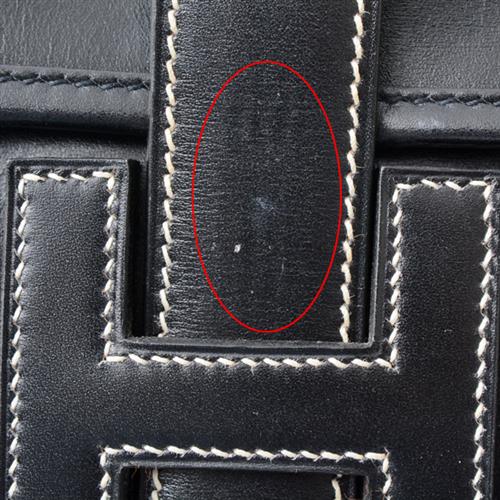 エルメス バッグ メンズ レディース ジジェ PM クラッチバッグ カーフ ブラック HERMES 中古