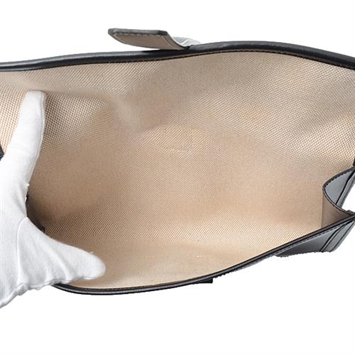 エルメス バッグ メンズ レディース ジジェ PM クラッチバッグ カーフ ブラック HERMES 中古