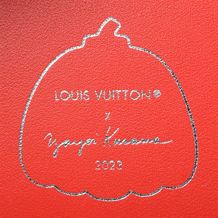 ルイヴィトン 財布 レディース ポルトフォイユコンパクト クサマヤヨイ 草間 LV×YK レッド Louis Vuitton M82113 中古
