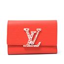 ルイヴィトン 財布 レディース ポルトフォイユコンパクト クサマヤヨイ 草間 LV×YK レッド Louis Vuitton M82113 中古