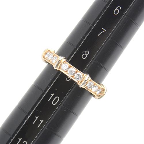 カルティエ 指輪 レディース コンテッサ フルダイヤリング 49号 イエローゴールド Cartier 750YG×WG 中古