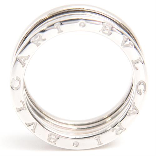 ブルガリ 指輪 メンズ ビー ゼロワン B-ZERO1 リング 58号 ホワイトゴールド BVLGARI 750WG 中古