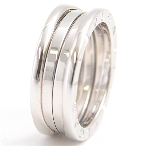 ブルガリ 指輪 メンズ ビー ゼロワン B-ZERO1 リング 58号 ホワイトゴールド BVLGARI 750WG 中古
