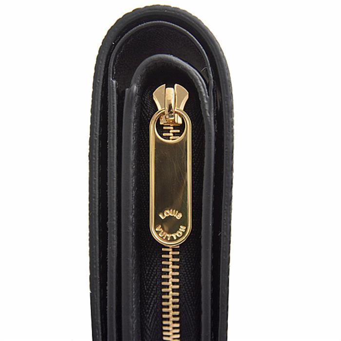 ルイヴィトン 財布 レディース ポルトフォイユ クレア 二つ折り財布 マヒナ ブラック Louis Vuitton M82743 未使用展示品