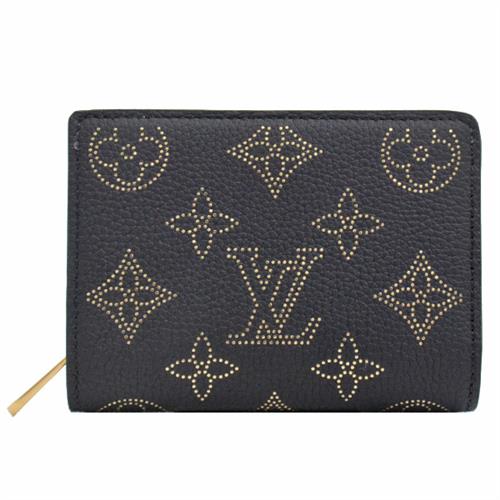ルイヴィトン 財布 レディース ポルトフォイユ クレア 二つ折り財布 マヒナ ブラック Louis Vuitton M82743 未使用展示品