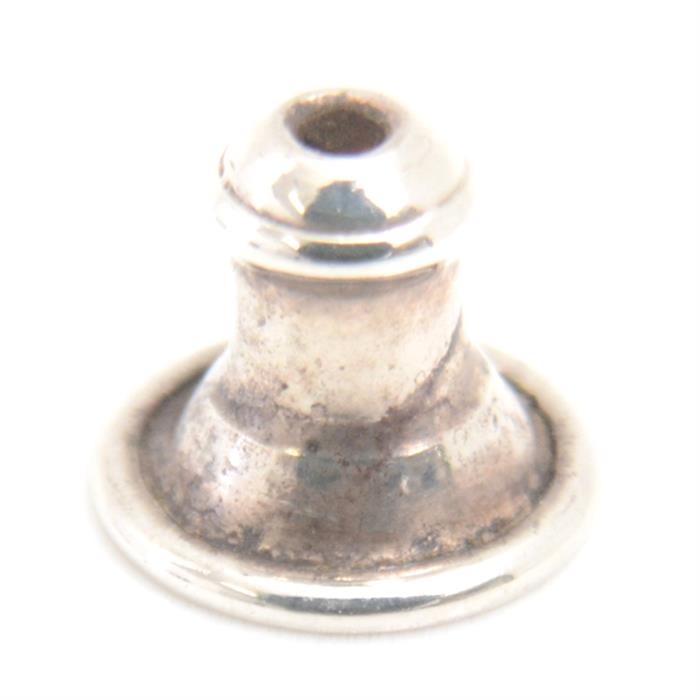 クロムハーツ ピアス ユニセックス フープクロス ピアス インボイス付き シルバー CHROME HERTS SV925 中古