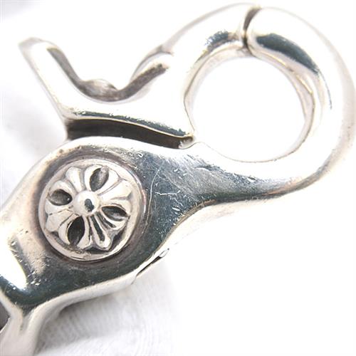 クロムハーツ ブレス メンズ ファンシー チェーン リンク ブレスレット インボイス付 シルバー CHROME HEARTS SV925 中古
