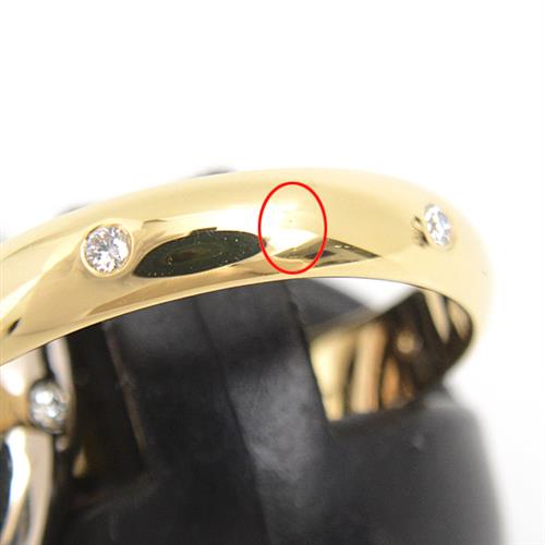 カルティエ 指輪 レディース トリニティ ダイヤ リング 15Pダイヤ 47号 実寸7号 3連 3.6mm ゴールド Cartier 750YG×WG×PG 中古