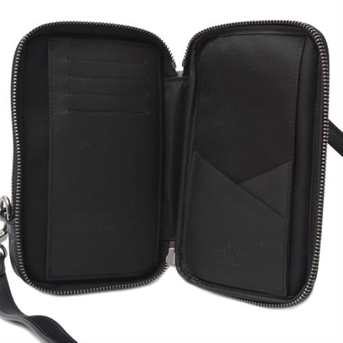 ルイヴィトン バッグ メンズ モノグラムエクリプス ダブルフォンポーチ ショルダーバッグ Louis Vuitton M69534 中古