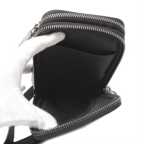 ルイヴィトン バッグ メンズ モノグラムエクリプス ダブルフォンポーチ ショルダーバッグ Louis Vuitton M69534 中古