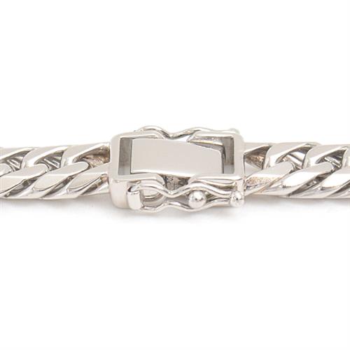 喜平 ネックレス PT850 6面カット ダブル 100g 50cm 造幣局検定刻印入 メンズ レディース チェーン プラチナ PT 中古