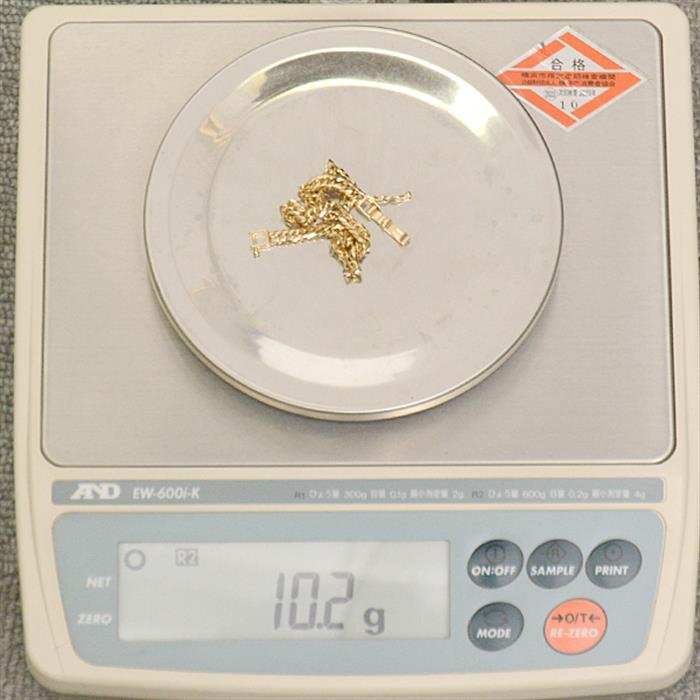 喜平 ブレスレット K18 6面カット ダブル 10g 18cm 造幣局検定刻印入 メンズ レディース チェーン イエローゴールド YG 中古