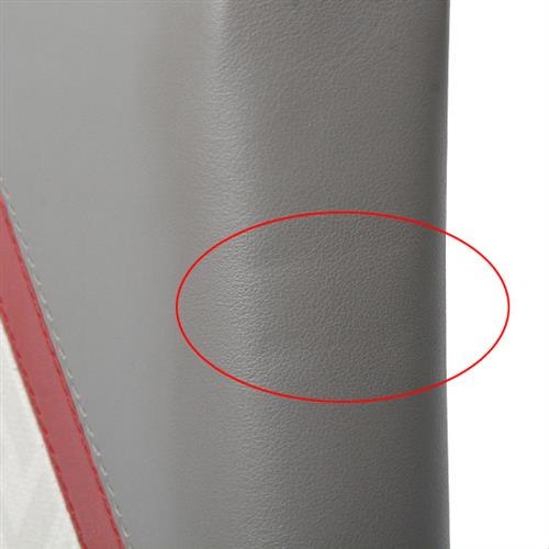 フェンディ バッグ レディース ズッカ クロスボディ ウォレット ショルダーバッグ カーフ グレー×ホワイト×レッド FENDI 7M0346 中古