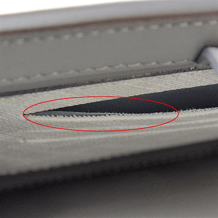 フェンディ バッグ レディース ズッカ クロスボディ ウォレット ショルダーバッグ カーフ グレー×ホワイト×レッド FENDI 7M0346 中古