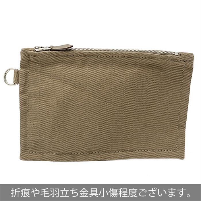 エルメス バッグ レディース ヴァルパライソロングMM ハンドバッグ キャンバス エトゥープ HERMES 中古