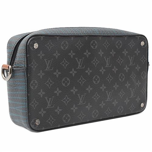 ルイヴィトン バッグ メンズ ヴォルガ オンストラップ ショルダーバッグ モノグラムエクリプス Louis Vuitton M69688 中古